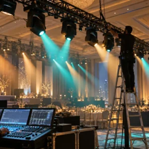Professional Event Lighting Rental in Dubai